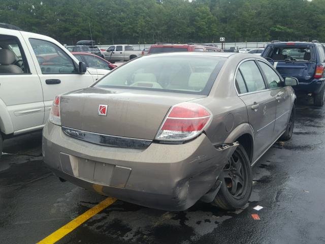 1G8ZS57N17F181658 - 2007 SATURN AURA XE BROWN photo 4