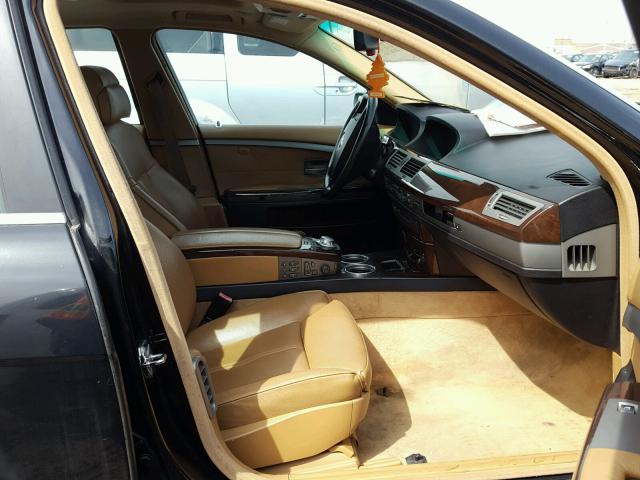 WBAGN63474DS51384 - 2004 BMW 745 LI BLACK photo 5