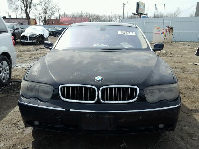 WBAGN63474DS51384 - 2004 BMW 745 LI BLACK photo 9