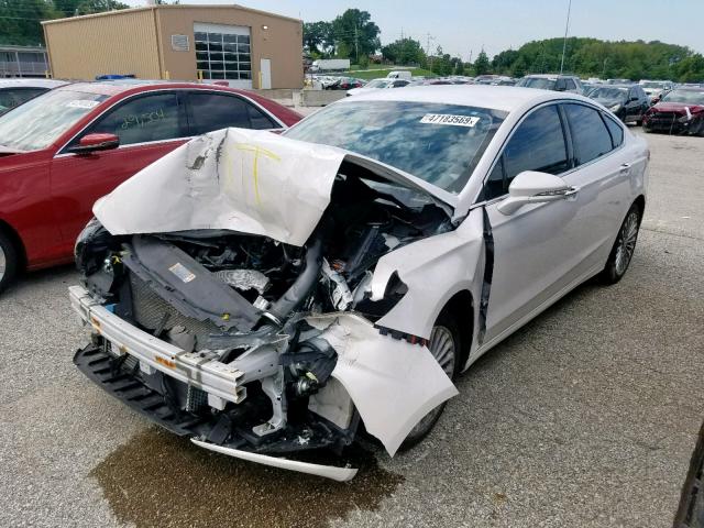 3FA6P0D97DR290425 - 2013 FORD FUSION TIT WHITE photo 2