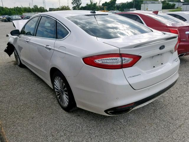 3FA6P0D97DR290425 - 2013 FORD FUSION TIT WHITE photo 3