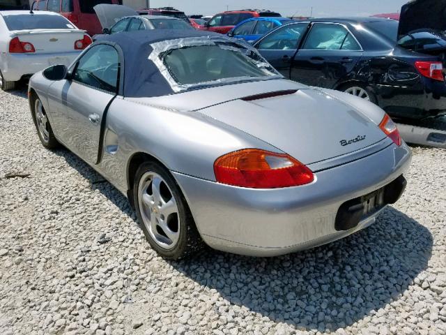 WP0CA2989XU626423 - 1999 PORSCHE BOXSTER SILVER photo 3