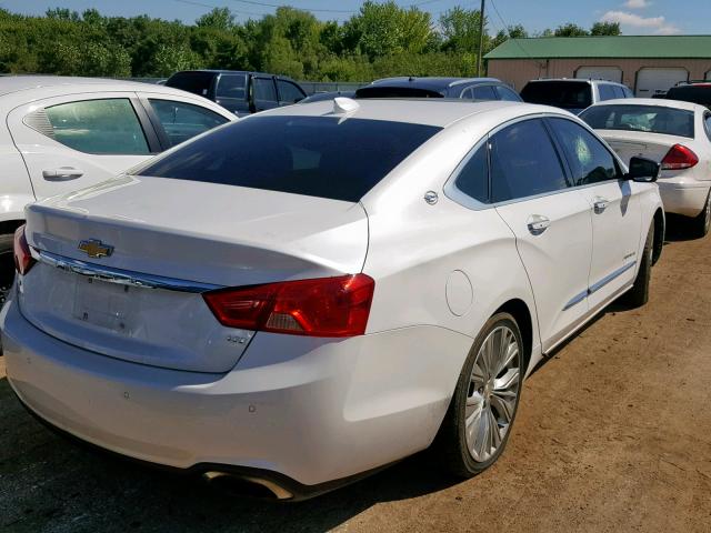 1G1165S33FU133630 - 2015 CHEVROLET IMPALA LTZ YELLOW photo 4