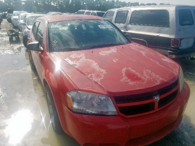 1B3LC46B19N519449 - 2009 DODGE AVENGER SE RED photo 1