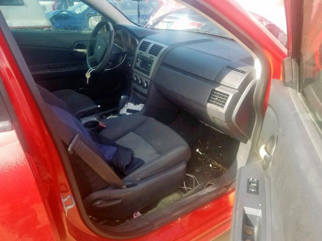 1B3LC46B19N519449 - 2009 DODGE AVENGER SE RED photo 5