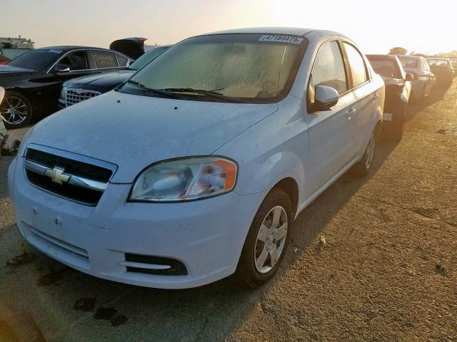 KL1TD5DEXBB244533 - 2011 CHEVROLET AVEO LS WHITE photo 2