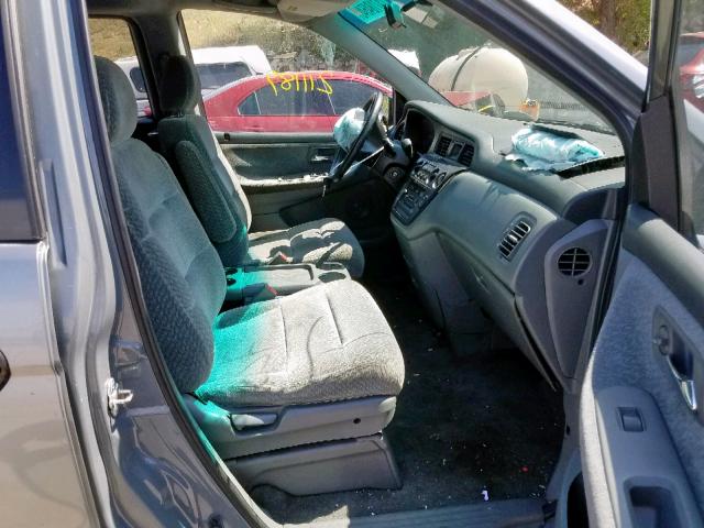 2HKRL18511H620364 - 2001 HONDA ODYSSEY LX GRAY photo 5