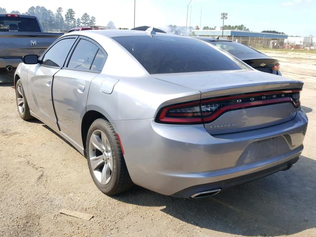 2C3CDXHG8FH889571 - 2015 DODGE CHARGER SX SILVER photo 3