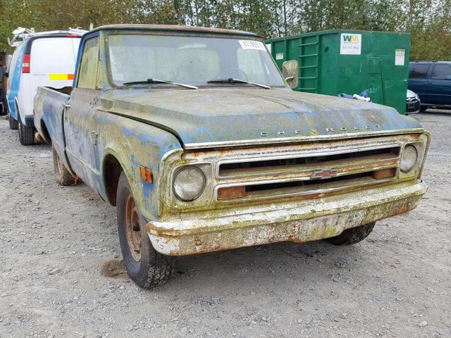 CS148Z160263 - 1968 CHEVROLET PICK UP BLUE photo 1