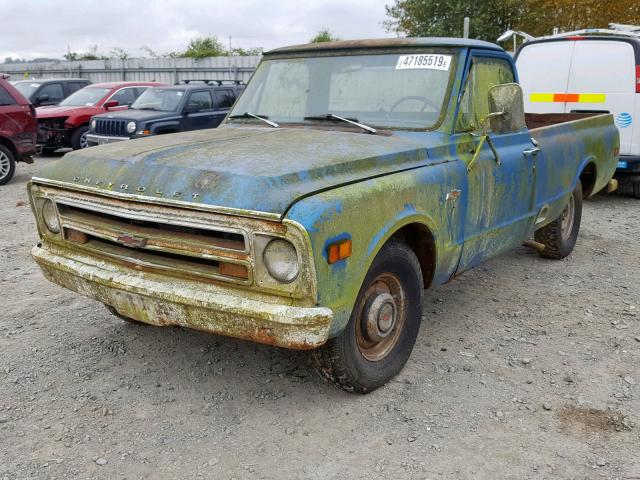 CS148Z160263 - 1968 CHEVROLET PICK UP BLUE photo 2