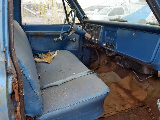 CS148Z160263 - 1968 CHEVROLET PICK UP BLUE photo 5