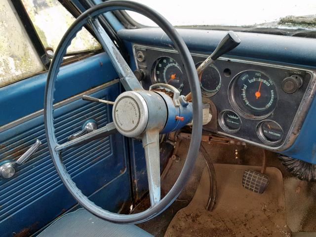 CS148Z160263 - 1968 CHEVROLET PICK UP BLUE photo 6