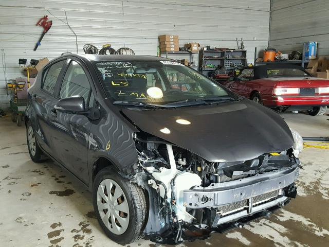 JTDKDTB3XD1544446 - 2013 TOYOTA PRIUS C GRAY photo 1