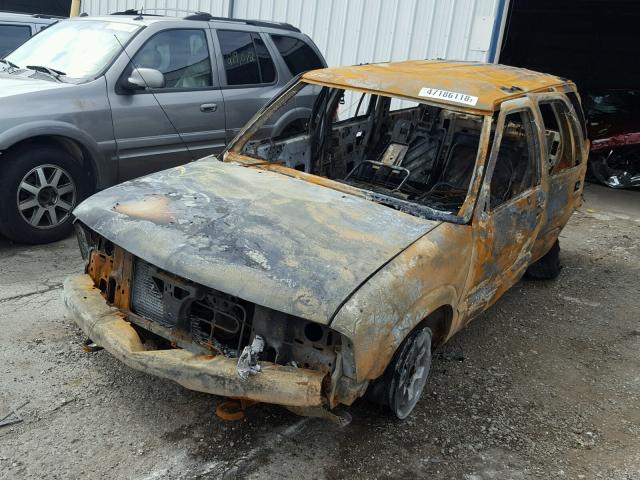 1GNDT13W52K218416 - 2002 CHEVROLET BLAZER BURN photo 2