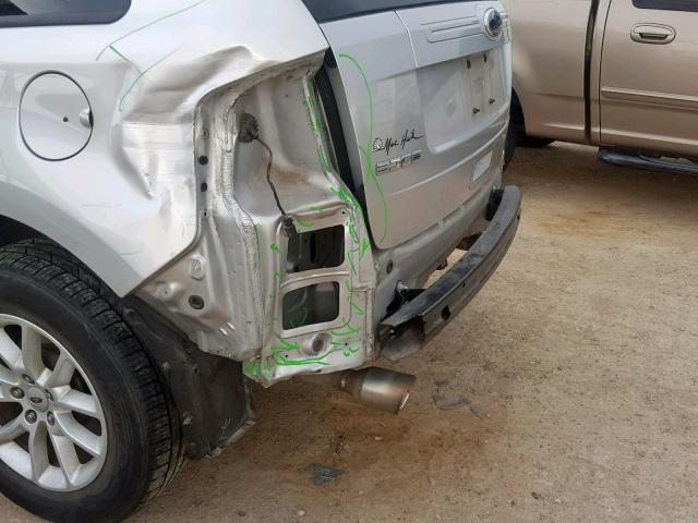 2FMDK3GC9DBE18182 - 2013 FORD EDGE SE SILVER photo 9