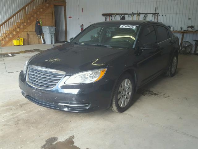 1C3CCBAB4EN146383 - 2014 CHRYSLER 200 LX BLACK photo 2