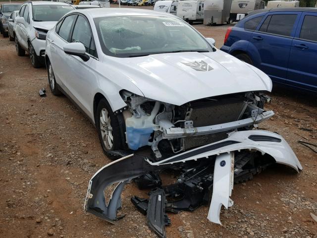 3FA6P0G79GR279828 - 2016 FORD FUSION S WHITE photo 1