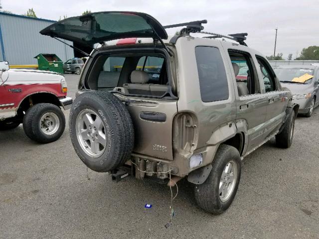 1J4GL58526W125052 - 2006 JEEP LIBERTY LI TAN photo 4