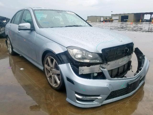 WDDGF4HB6EA953023 - 2014 MERCEDES-BENZ C 250 BLUE photo 1