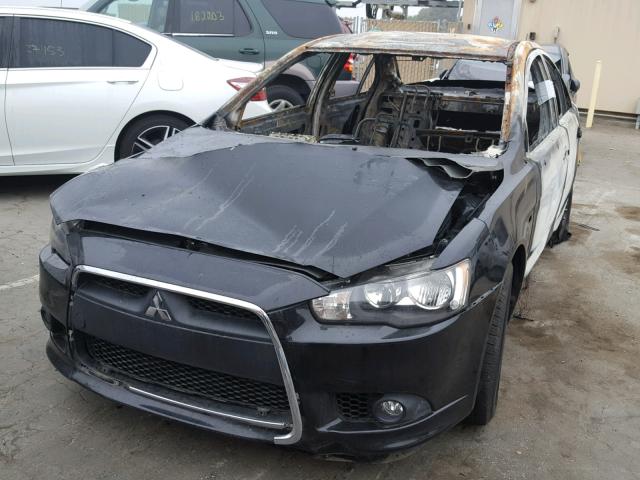 JA32U8FW6EU017908 - 2014 MITSUBISHI LANCER GT BURN photo 2