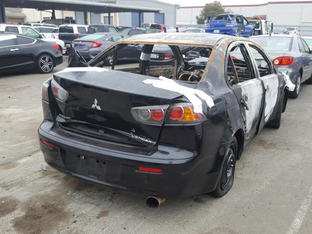 JA32U8FW6EU017908 - 2014 MITSUBISHI LANCER GT BURN photo 4