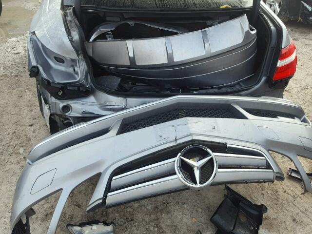 WDDKJ5GB6BF085393 - 2011 MERCEDES-BENZ E 350 GRAY photo 9