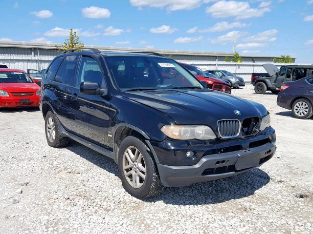 5UXFA13506LY47787 - 2006 BMW X5 3.0I BLACK photo 1