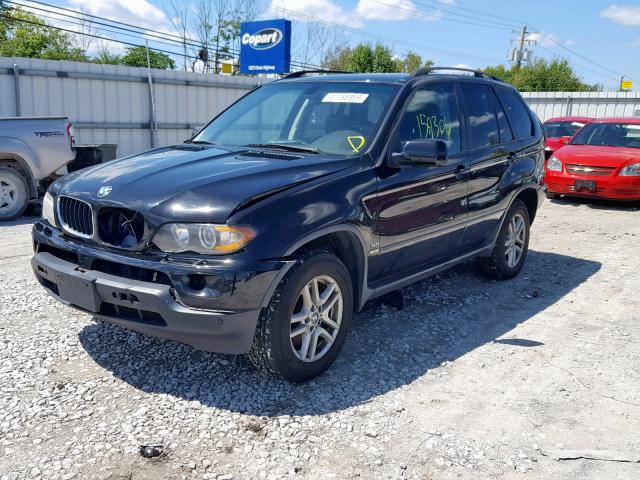 5UXFA13506LY47787 - 2006 BMW X5 3.0I BLACK photo 2