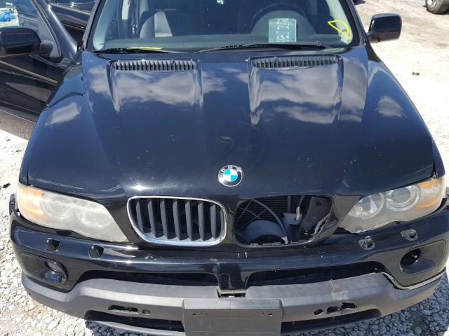 5UXFA13506LY47787 - 2006 BMW X5 3.0I BLACK photo 7