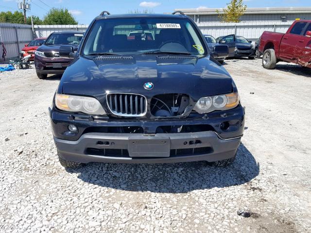 5UXFA13506LY47787 - 2006 BMW X5 3.0I BLACK photo 9