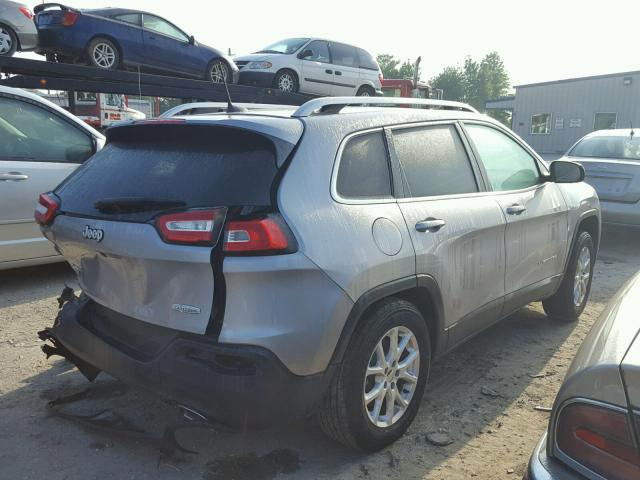 1C4PJMCX6JD532407 - 2018 JEEP CHEROKEE L SILVER photo 4