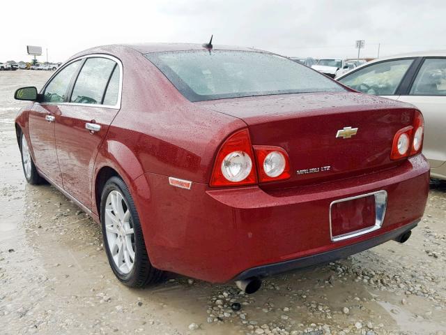 1G1ZE5E71AF203885 - 2010 CHEVROLET MALIBU LTZ ბურგუნდია ფოტო 3