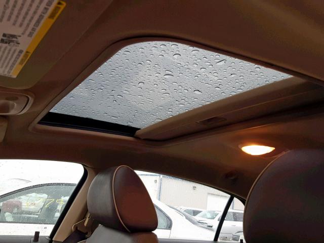 1G1ZE5E71AF203885 - 2010 CHEVROLET MALIBU LTZ ბურგუნდია ფოტო 9