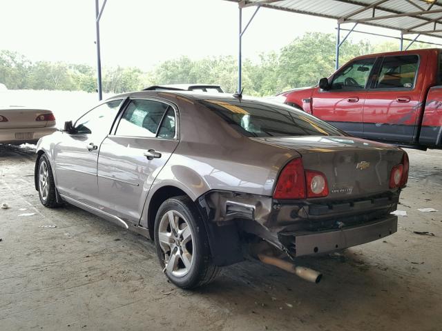 1G1ZC5EB2AF151614 - 2010 CHEVROLET MALIBU 1LT GOLD photo 3