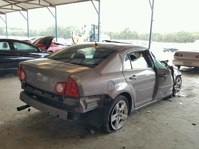 1G1ZC5EB2AF151614 - 2010 CHEVROLET MALIBU 1LT GOLD photo 4