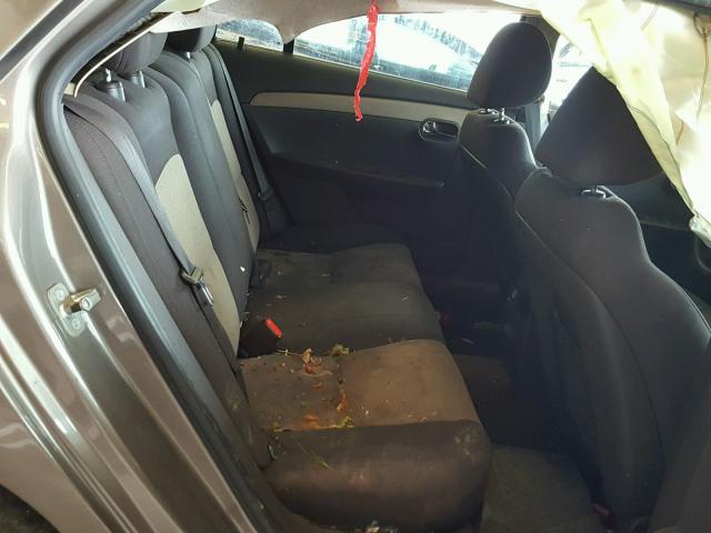 1G1ZC5EB2AF151614 - 2010 CHEVROLET MALIBU 1LT GOLD photo 6