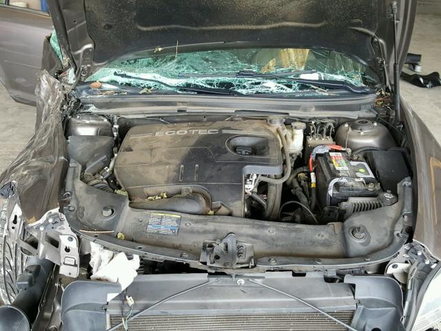 1G1ZC5EB2AF151614 - 2010 CHEVROLET MALIBU 1LT GOLD photo 7