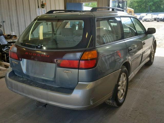 4S3BH675537606542 - 2003 SUBARU LEGACY OUT GREEN photo 4