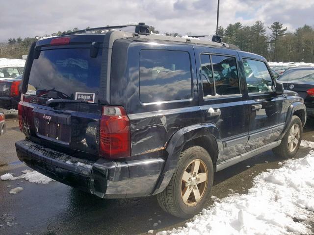 1J8HG48K06C291742 - 2006 JEEP COMMANDER 黑色 照片 4