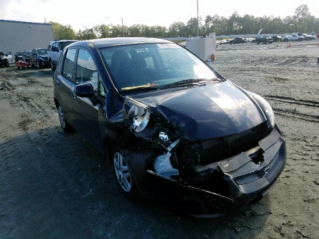 JHMGD38417S007872 - 2007 HONDA FIT BLACK photo 1