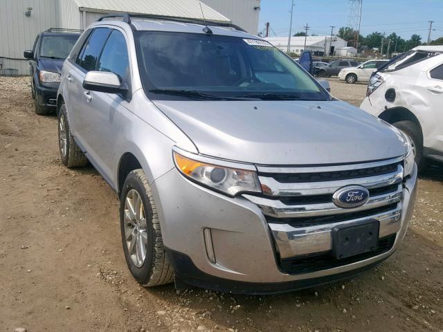 2FMDK3JC4DBC29710 - 2013 FORD EDGE SEL SILVER photo 1