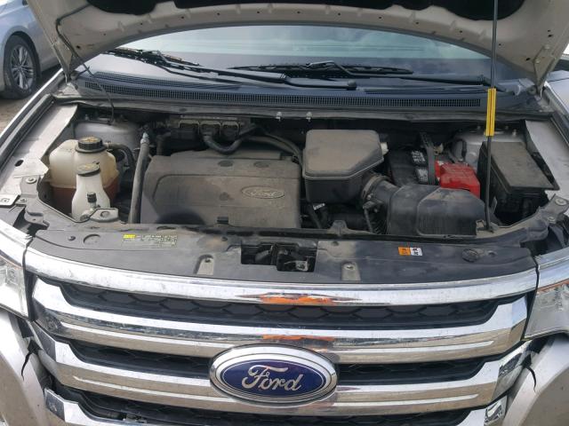 2FMDK3JC4DBC29710 - 2013 FORD EDGE SEL SILVER photo 7