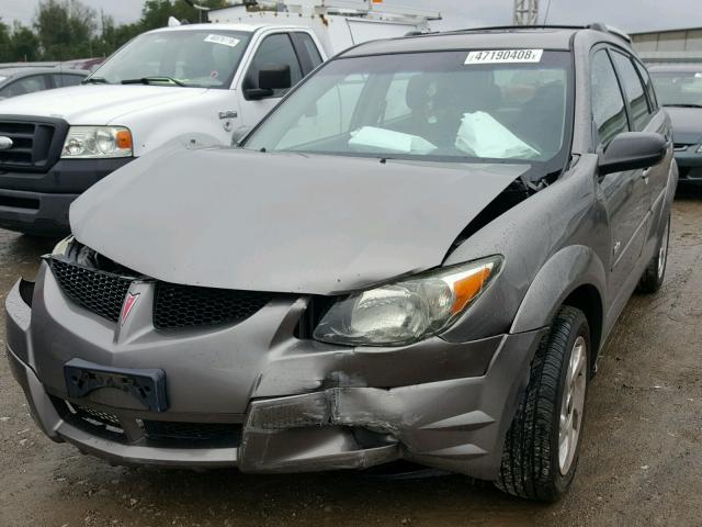 5Y2SL628X4Z455901 - 2004 PONTIAC VIBE GRAY photo 2