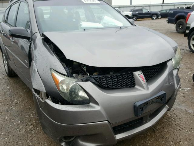 5Y2SL628X4Z455901 - 2004 PONTIAC VIBE GRAY photo 9