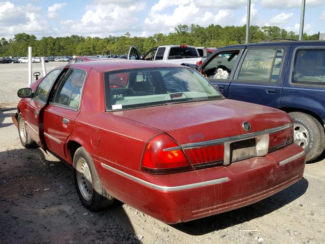 2MEFM75W9XX703224 - 1999 MERCURY GRAND MARQ MAROON photo 3