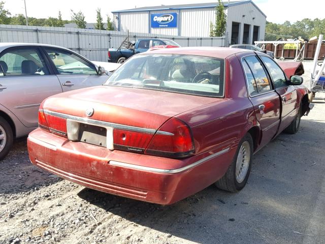 2MEFM75W9XX703224 - 1999 MERCURY GRAND MARQ MAROON photo 4