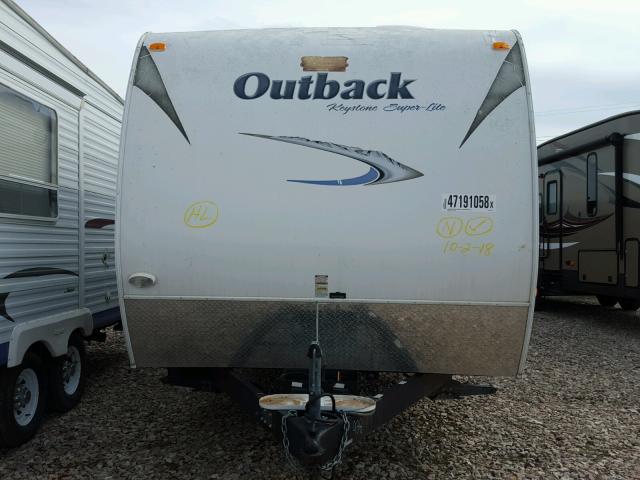 4YDT25029BB451938 - 2011 KEYSTONE OUTBACK WHITE photo 7