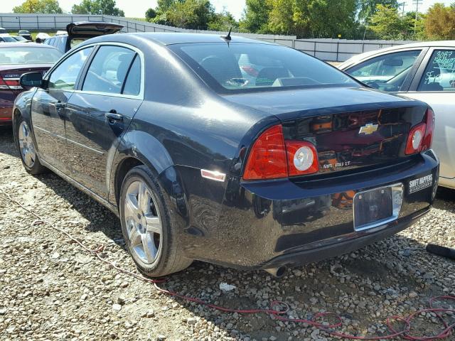 1G1ZC5EB5AF302171 - 2010 CHEVROLET MALIBU 1LT შავი ფოტო 3