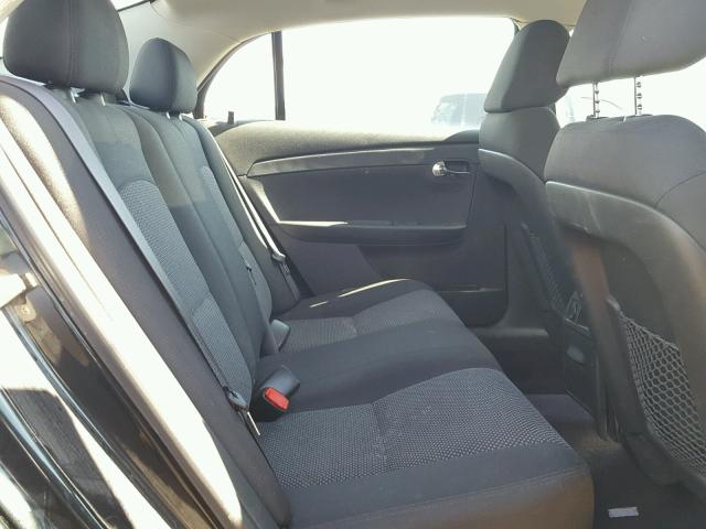 1G1ZC5EB5AF302171 - 2010 CHEVROLET MALIBU 1LT შავი ფოტო 6