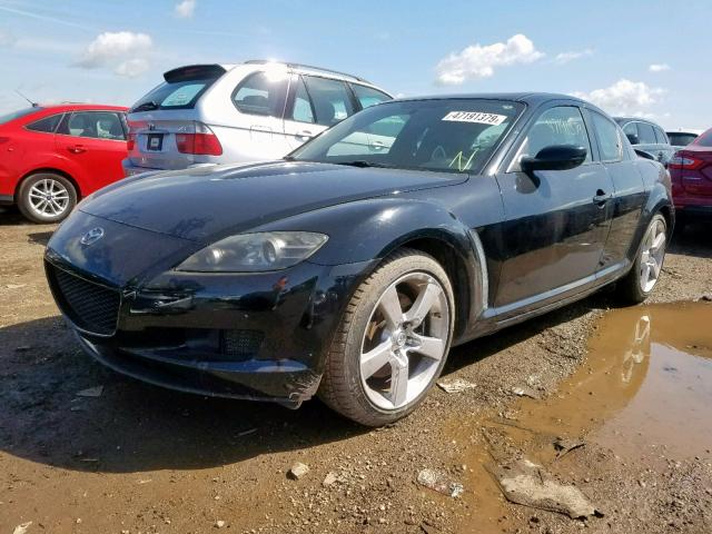 JM1FE173150152958 - 2005 MAZDA RX8 BLACK photo 2